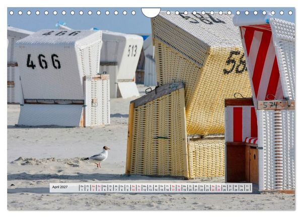 Produktbild: K&uuml;stenzauber Nordfriesland (Wandkalender 2027 DIN A4 quer), CALVENDO Monatskalender