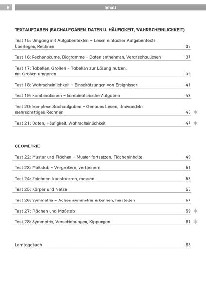 Produktbild: Mathe-Tests 4. Klasse