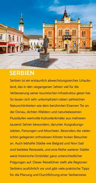 Produktbild: TRESCHER Reiseführer Serbien