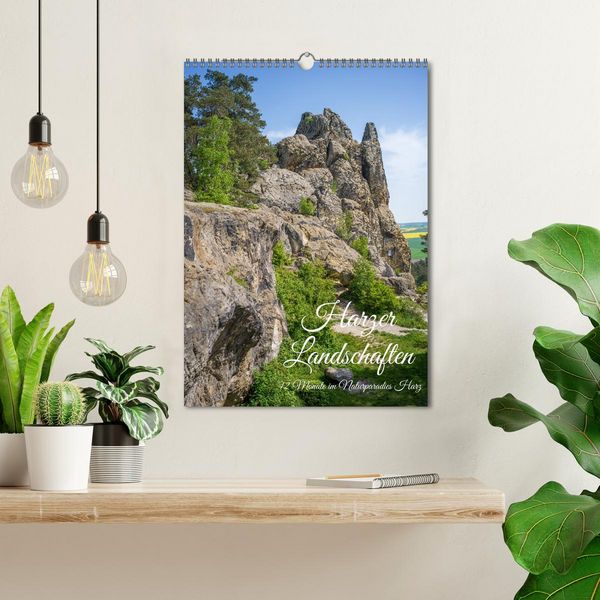 Produktbild: Harzer Landschaften - 12 Monate im Naturparadies Harz (Wandkalender 2026 DIN A3 hoch), CALVENDO Monatskalender