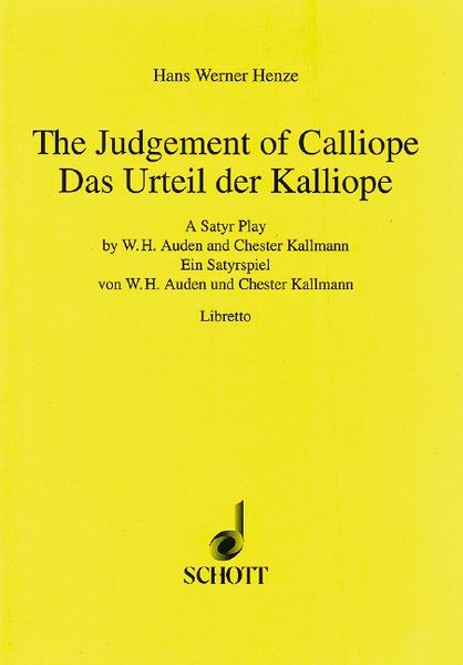 Produktbild: Das Urteil der Kalliope