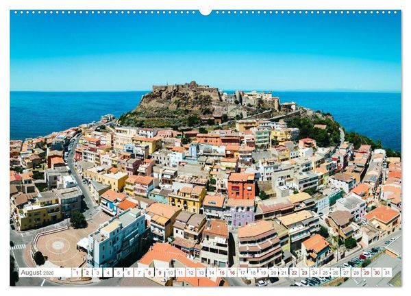 Produktbild: Sardinien. Sch&ouml;ne Landschaften und bunte St&auml;dte. (hochwertiger Premium Wandkalender 2026 DIN A2 quer), Kunstdruck in Hochglanz
