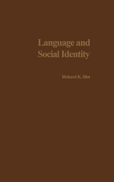 Produktbild: Language and Social Identity