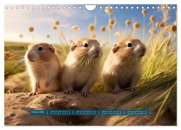 Produktbild: Nach Art der Lemminge (Wandkalender 2026 DIN A4 quer), CALVENDO Monatskalender