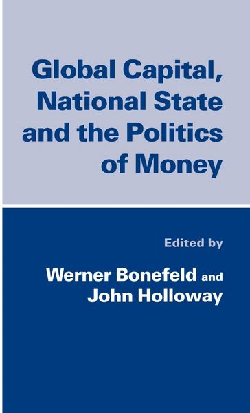 Produktbild: Global Capital, National State and the Politics of Money