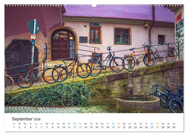 Produktbild: T&uuml;bingen - Die schw&auml;bische Universit&auml;tsstadt (hochwertiger Premium Wandkalender 2026 DIN A2 quer), Kunstdruck in Hochglanz
