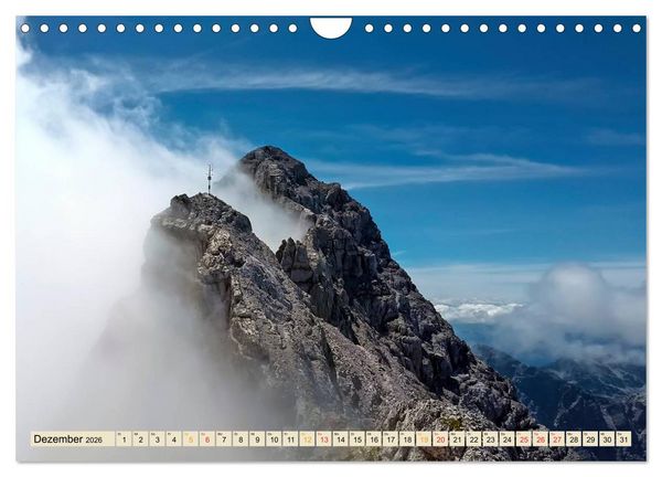 Produktbild: Deutsche Alpen, eine Reise von Lindau am Bodensee bis Berchtesgaden (Wandkalender 2026 DIN A4 quer), CALVENDO Monatskalender