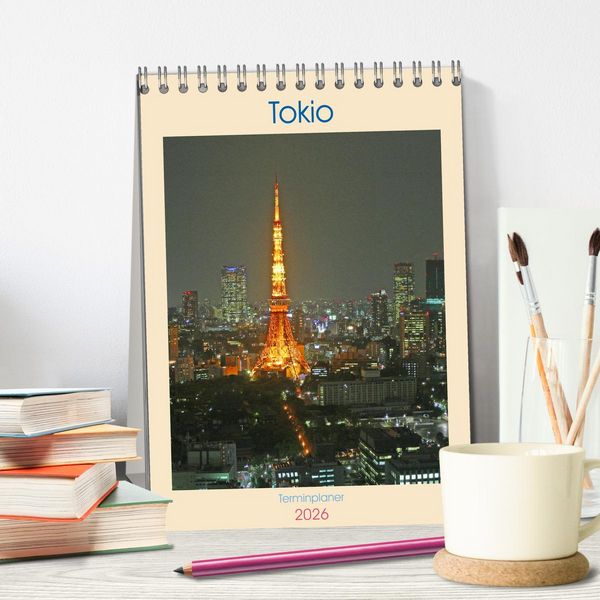 Produktbild: Tokio - Terminplaner (Tischkalender 2026 DIN A5 hoch), CALVENDO Monatskalender