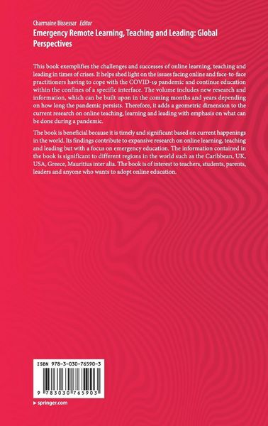 Produktbild: Emergency Remote Learning, Teaching and Leading: Global Perspectives