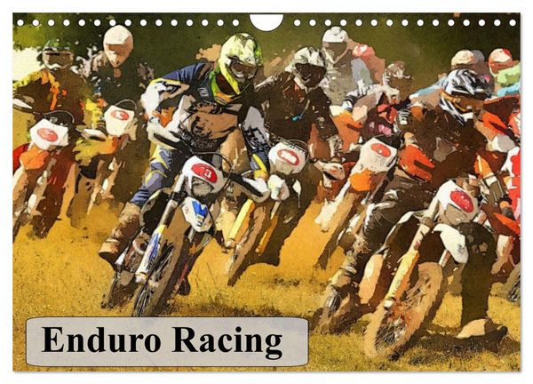 Enduro Racing (Wall Calendar 2026 DIN A4 landscape), CALVENDO 12 Month Wall Calendar