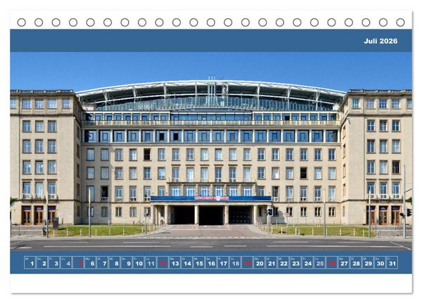Produktbild: Leipzig Fassade 2026 (Tischkalender 2026 DIN A5 quer), CALVENDO Monatskalender