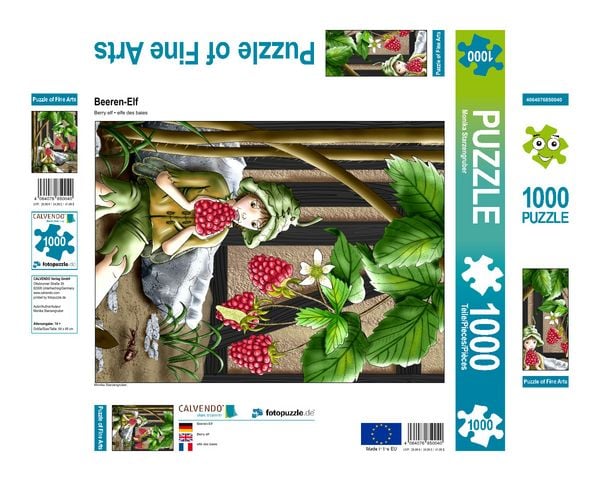 Produktbild: CALVENDO Puzzle Beeren-Elf | 1000 Teile Lege-Gr&ouml;&szlig;e 64x48cm Foto-Puzzle f&uuml;r gl&uuml;ckliche Stunden