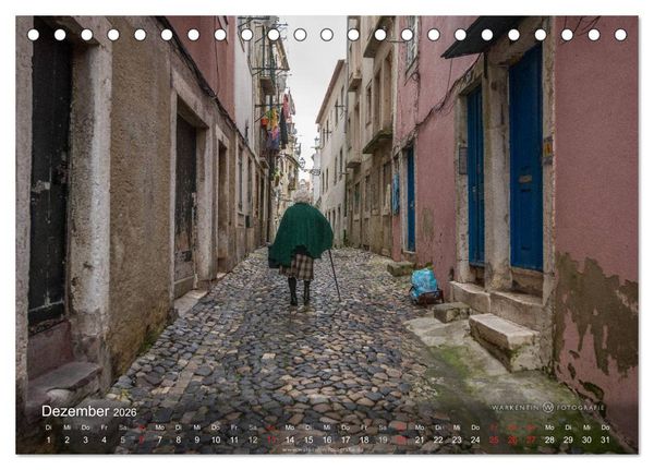 Produktbild: Zauberhaftes Lissabon (Tischkalender 2026 DIN A5 quer), CALVENDO Monatskalender