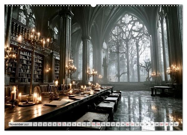 Produktbild: Geheime Bibliotheken der alten Welt (Wandkalender 2027 DIN A2 quer), CALVENDO Monatskalender
