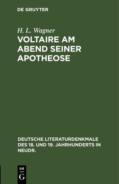 Produktbild: Voltaire am Abend seiner Apotheose