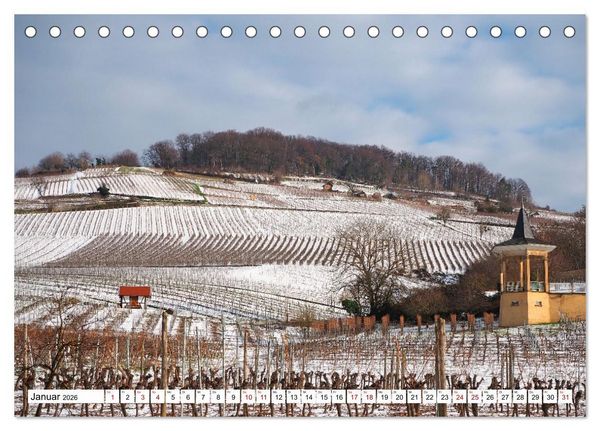 Produktbild: Liebliche Bergstra&szlig;e - Burgen, Wein und Fachwerk (Tischkalender 2026 DIN A5 quer), CALVENDO Monatskalender