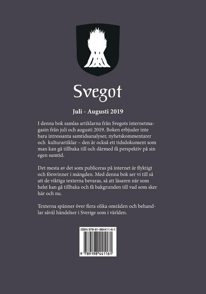 Produktbild: Svegot, Juli - Augusti 2019