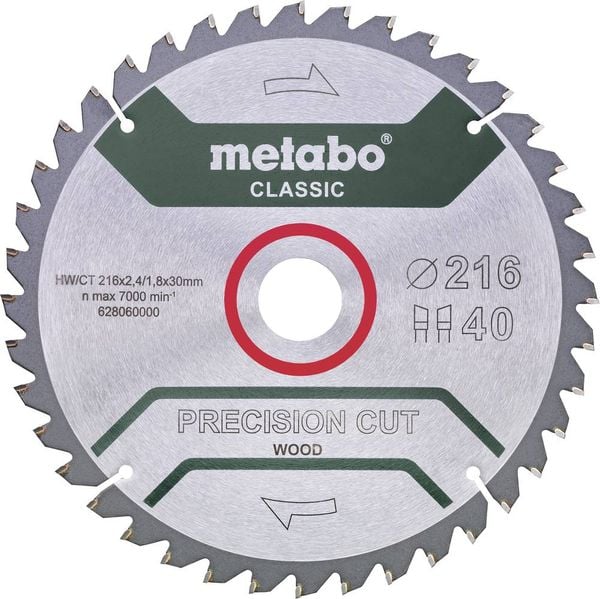 Metabo PRECISION CUT WOOD CLASSIC 628657000 Kreissägeblatt 305 x 30 x 1.6 mm Zähneanzahl: 56 1 St.