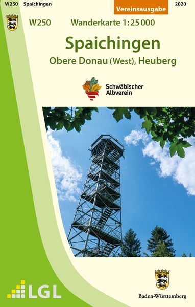 Produktbild: Spaichingen - Obere Donau (West), Heuberg. Wanderkarte 1:25.000