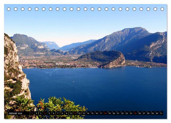 Produktbild: Romantisches Fernweh - Gardasee (Tischkalender 2026 DIN A5 quer), CALVENDO Monatskalender