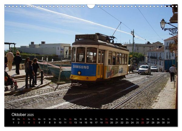 Produktbild: Mit der Tram durch Lissabon (Wandkalender 2025 DIN A3 quer), CALVENDO Monatskalender