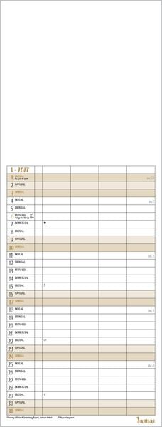 Produktbild: Foto-Malen-Basteln Familientimer gold 2027