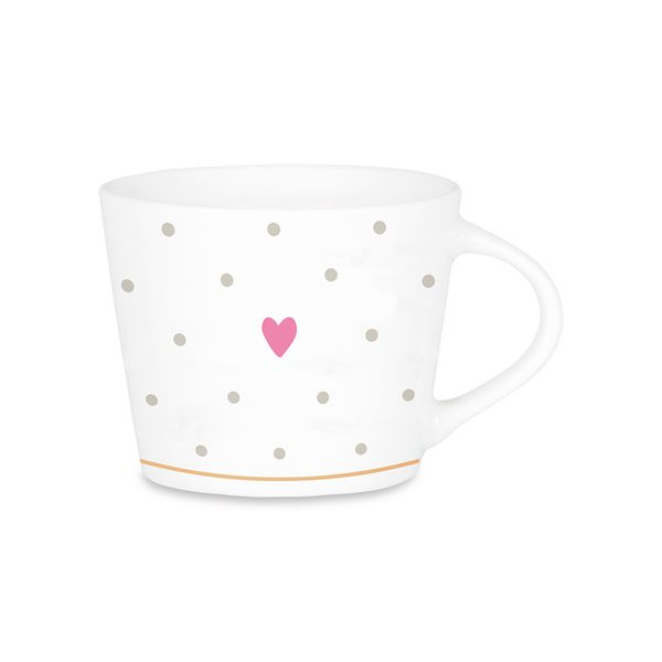 Produktbild: Espresso-Tasse Herz (Punkte)