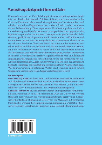 Produktbild: Verschw&ouml;rungsideologien in Filmen und Serien
