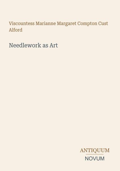 Produktbild: Needlework as Art