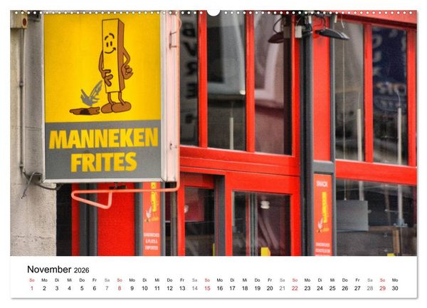 Produktbild: 300mm - Br&uuml;ssel (Wandkalender 2026 DIN A2 quer), CALVENDO Monatskalender