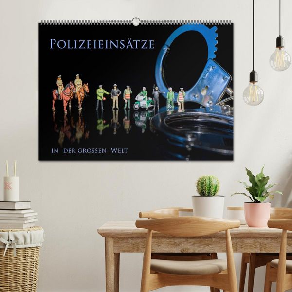 Produktbild: Polizeieins&auml;tze, in der gro&szlig;en Welt (Wandkalender 2026 DIN A2 quer), CALVENDO Monatskalender