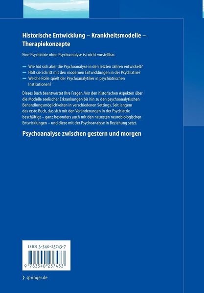 Produktbild: Psychoanalyse und Psychiatrie
