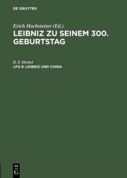 Produktbild: Leibniz und China