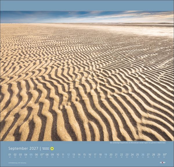 Produktbild: Nationalpark Wattenmeer Edition Kalender 2027 - Martin Stock