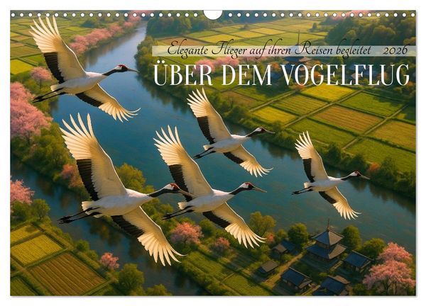 Produktbild: &Uuml;ber dem Vogelflug (Wandkalender 2026 DIN A3 quer), CALVENDO Monatskalender