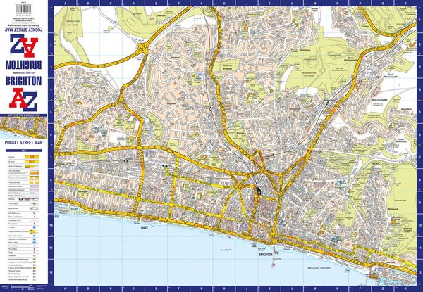 Produktbild: Brighton A-Z Pocket Street Map