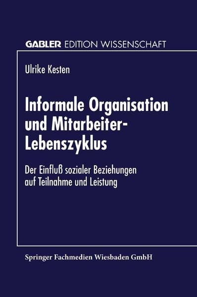 Produktbild: Informale Organisation und Mitarbeiter-Lebenszyklus