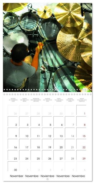 Produktbild: Drummer Action (Wall Calendar 2026 12 &times; 12 Inch) CALVENDO 12 Month Wall Calendar