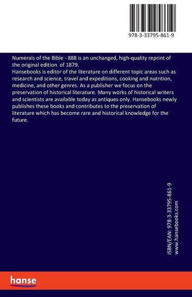 Produktbild: Numerals of the Bible
