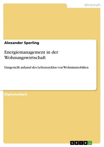 Produktbild: Energiemanagement in der Wohnungswirtschaft