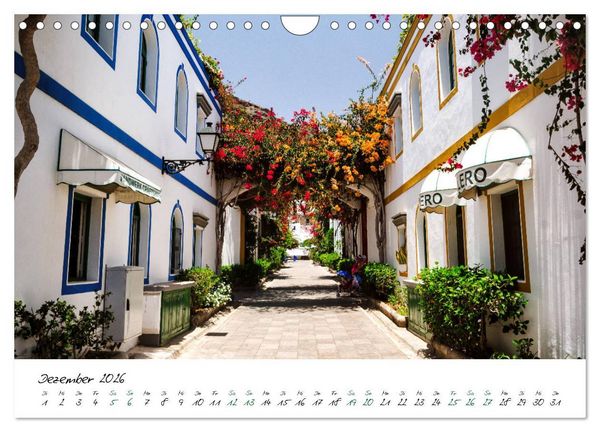 Produktbild: Gran Canaria - 365 Tage Fr&uuml;hling (Wandkalender 2026 DIN A4 quer), CALVENDO Monatskalender