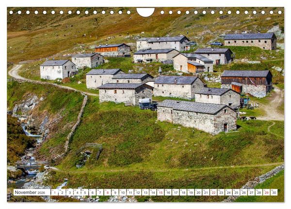 Produktbild: Jagdhausalm in Osttirol (Wandkalender 2026 DIN A4 quer), CALVENDO Monatskalender