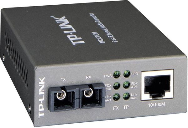 TP-LINK MC100CM LAN, SC Simplex Netzwerk-Medienkonverter 100MBit/s