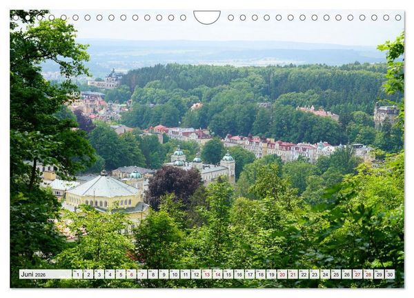 Produktbild: Kurort Marienbad (Wandkalender 2026 DIN A4 quer), CALVENDO Monatskalender