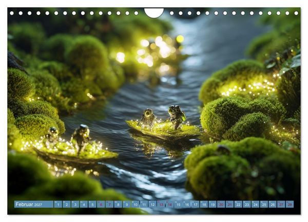 Produktbild: Fantastische Mikrowelten. Im Reich der Nanog&auml;rtner (Wandkalender 2027 DIN A4 quer), CALVENDO Monatskalender