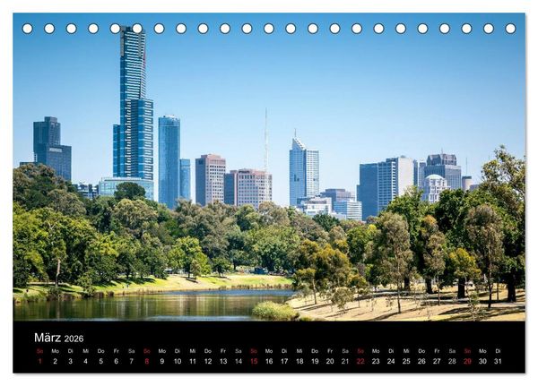 Produktbild: Australien (Tischkalender 2026 DIN A5 quer), CALVENDO Monatskalender