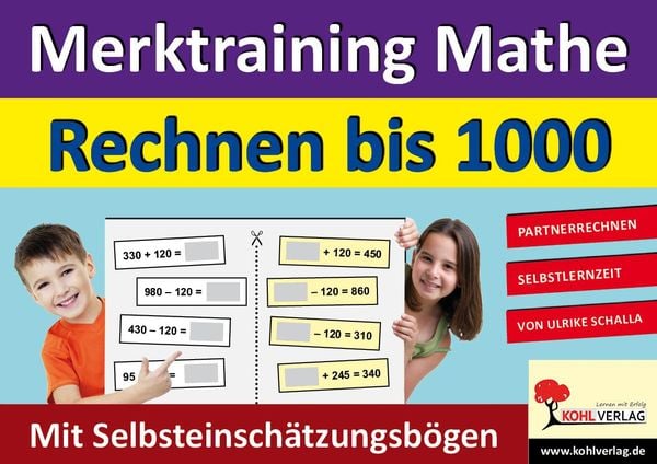 Produktbild: Merktraining Mathe - Rechnen bis 1000