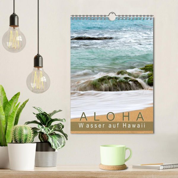 Produktbild: Aloha - Wasser auf Hawaii (Wandkalender 2026 DIN A4 hoch), CALVENDO Monatskalender