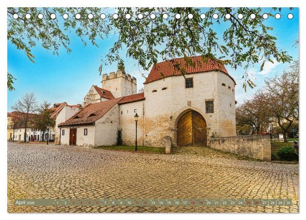 Produktbild: Domstadt Naumburg, eine der sch&ouml;nsten St&auml;dte Mitteldeutschlands (Tischkalender 2026 DIN A5 quer), CALVENDO Monatskalender