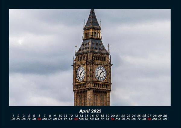 Produktbild: London 2025 Fotokalender DIN A4